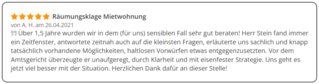 Bewertung von Rechtsanwalt Thomas Stein