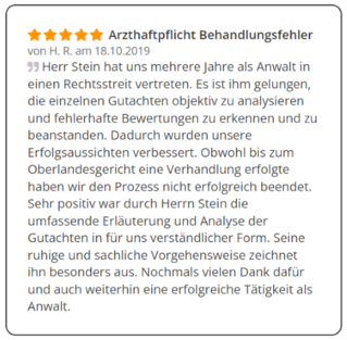 Bewertung von Thomas Stein